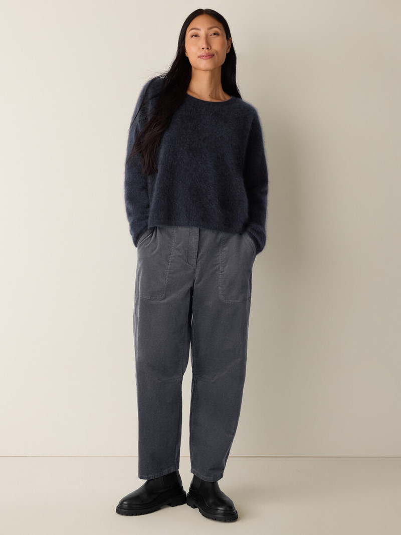 Cashmere Fluff Crew Neck Top 3