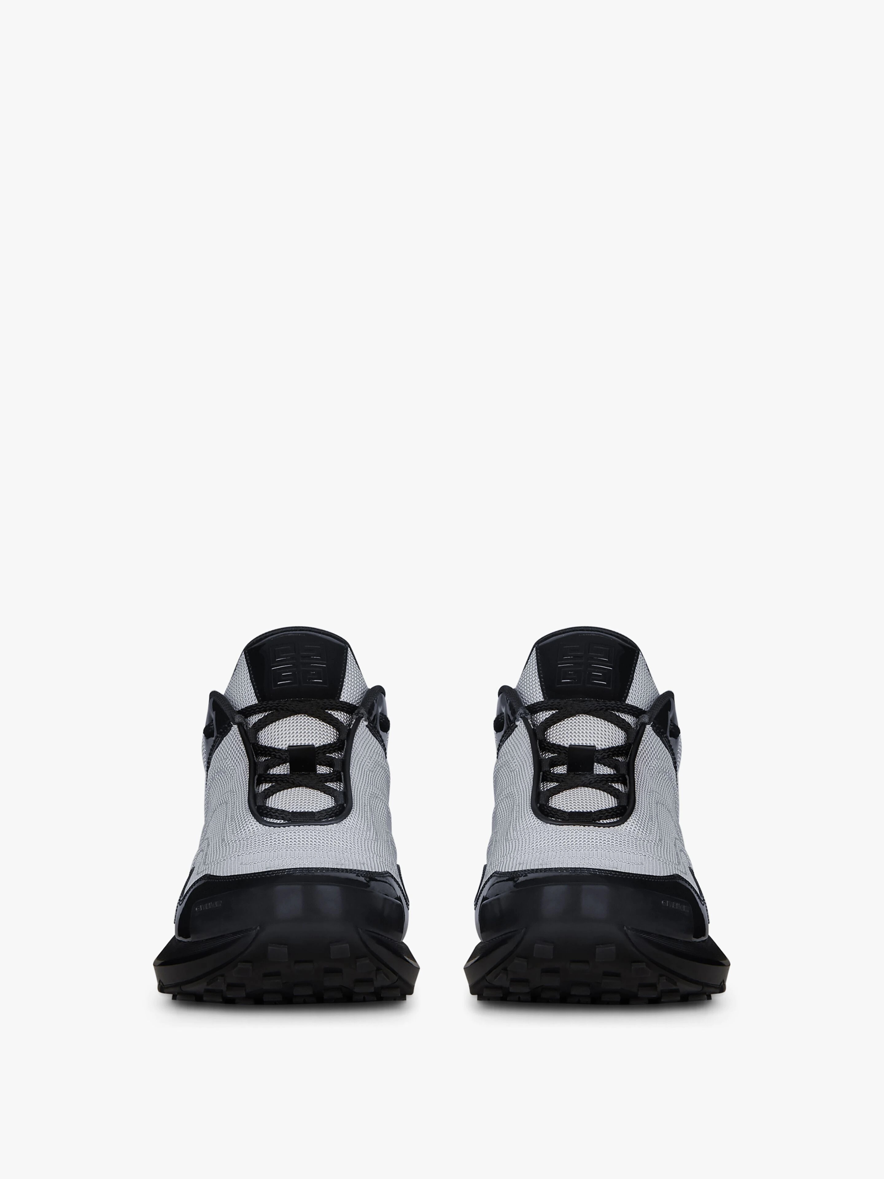 GIV 1 LIGHT SNEAKERS IN METALLIC TECHNICAL CANVAS AND PATENT LEATHER - 2