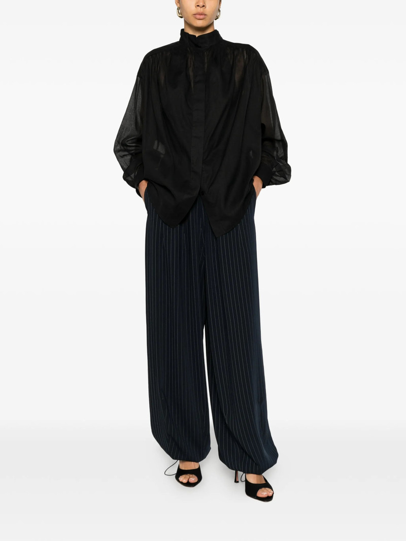 The Andamane Rania Gathered Semi-sheer Blouse 3