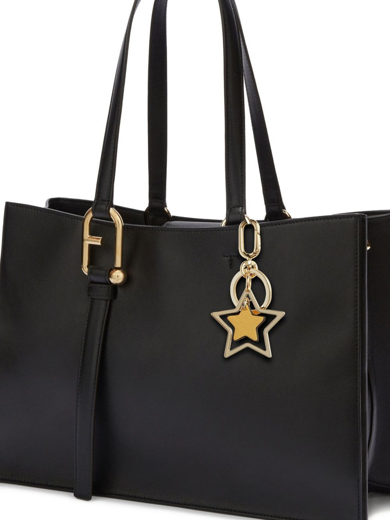 FURLA star-shaped leather keyring outlook
