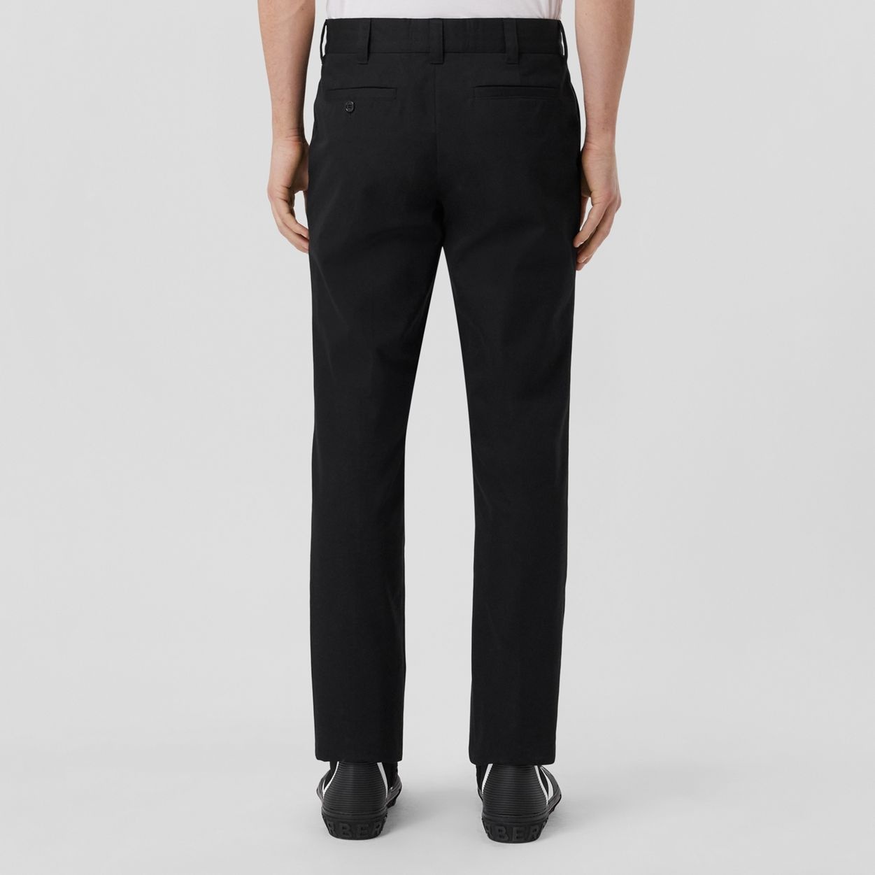 D-ring Detail Cotton Linen Tailored Trousers - 4