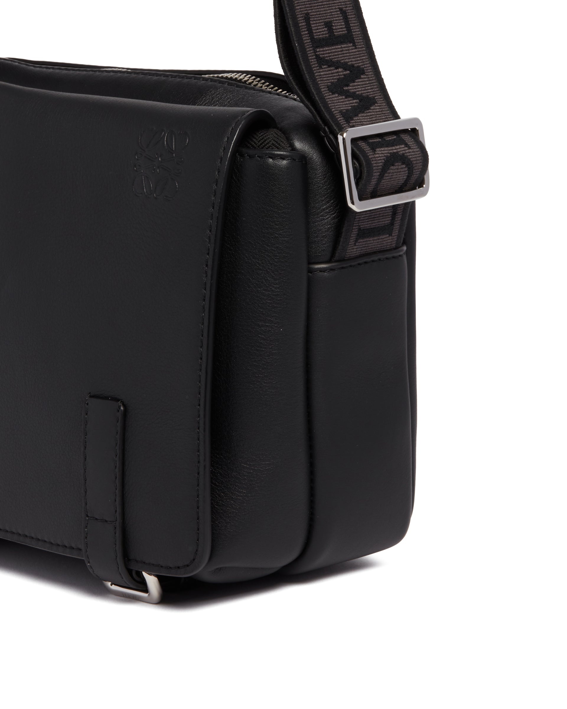 Black XS Military Messenger Bag - 5