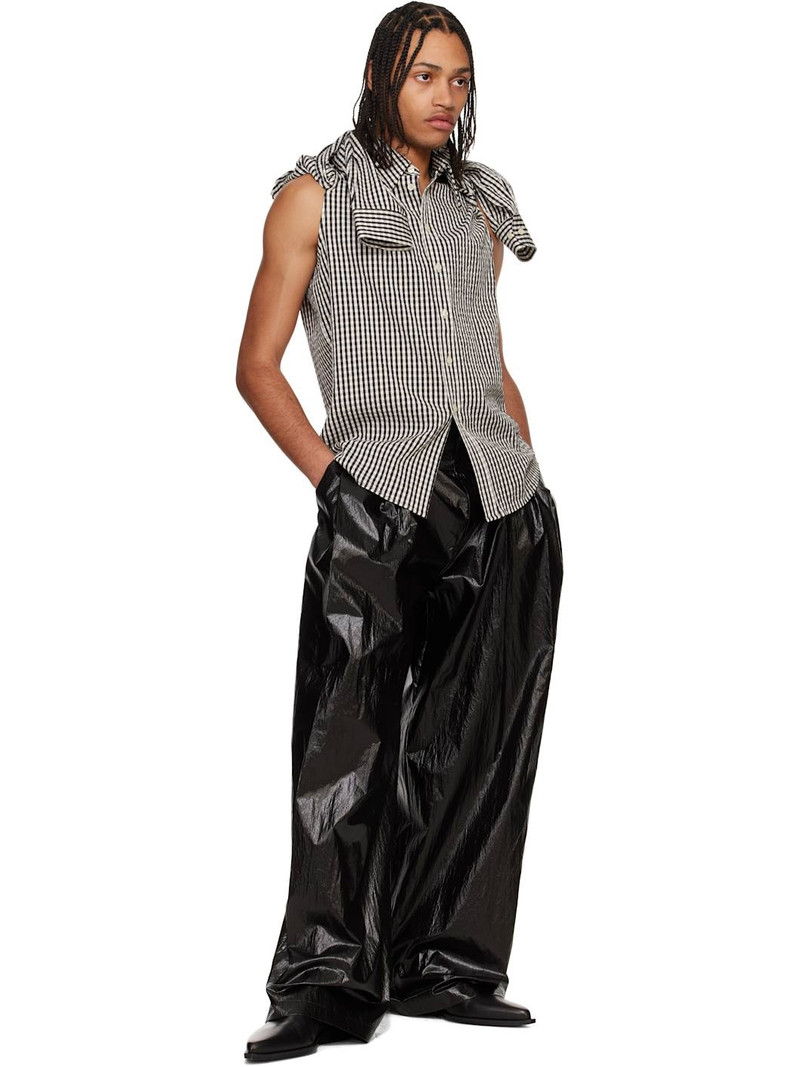 Walter Van Beirendonck Black Sun Trousers outlook