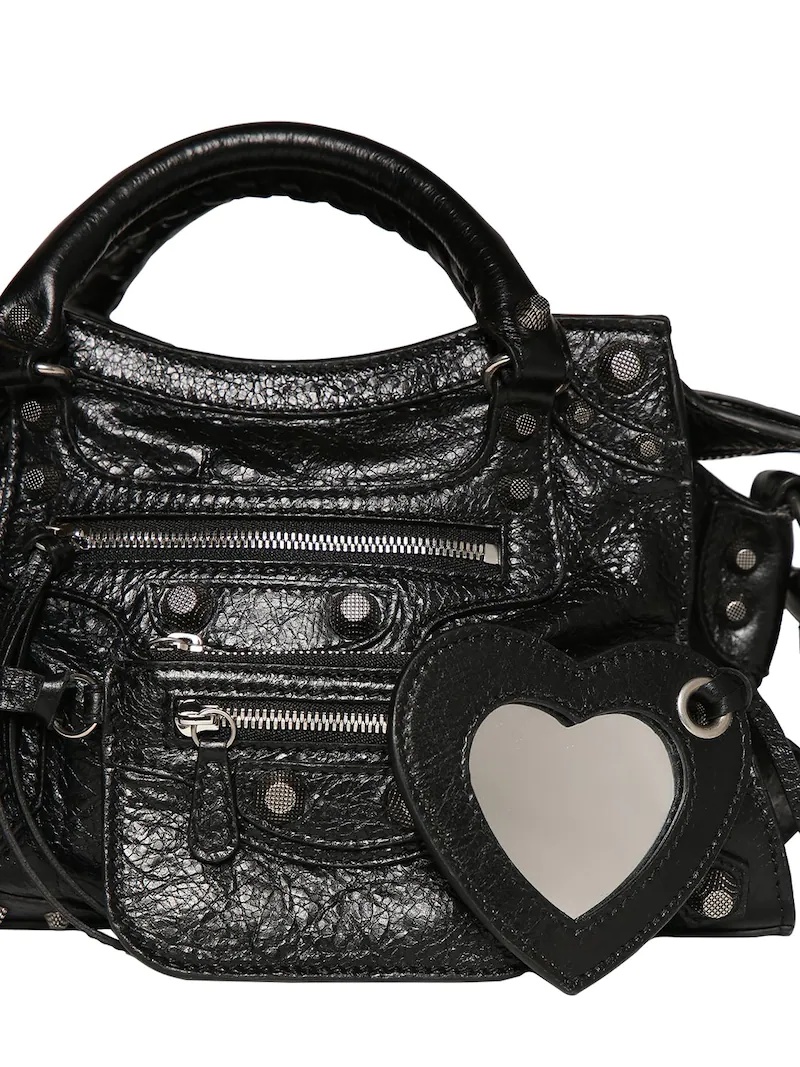 XS NEO CAGOLE LEATHER SHOULDER BAG - 4