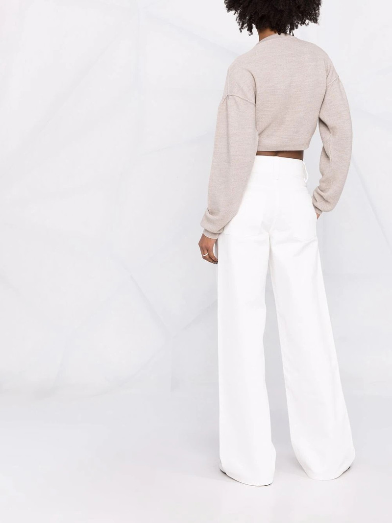 wide-leg denim jeans 4