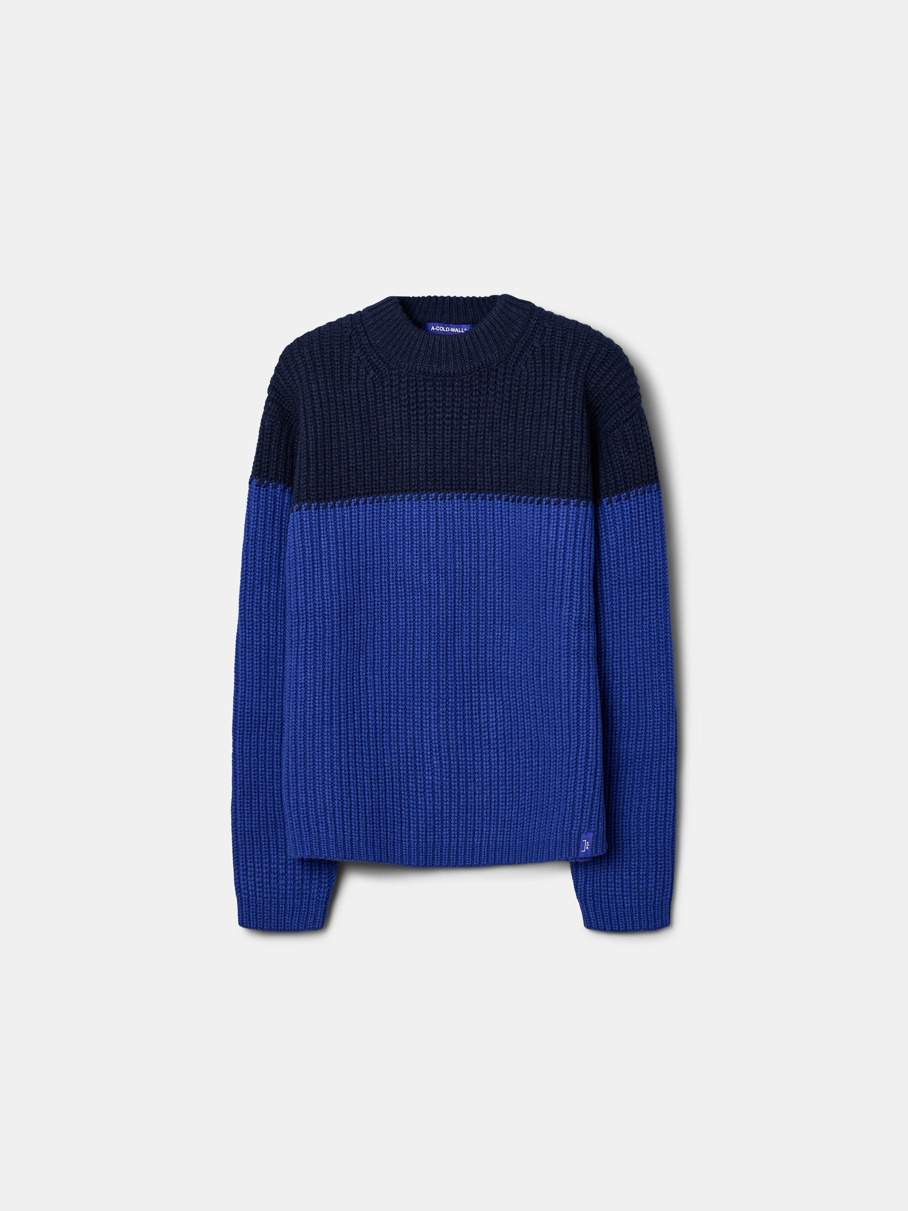Shay Ribbed Crewneck Bluist - 1
