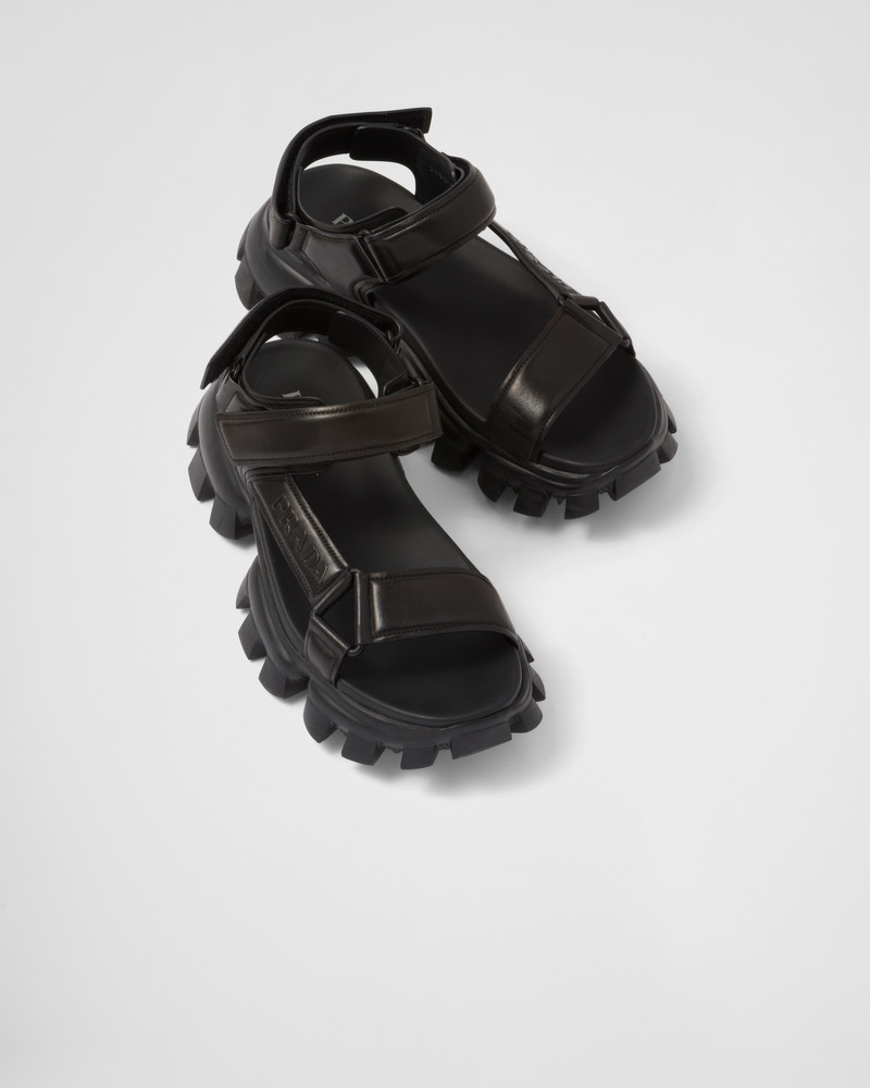 Padded nappa leather sport sandals 4