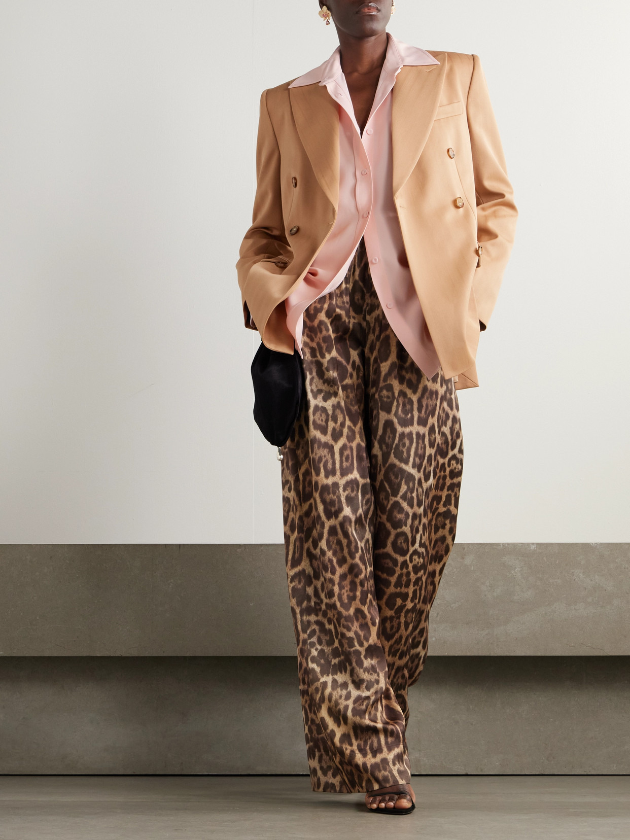 Oversized Crepe Shirt - 2