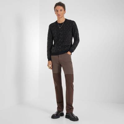 FENDI Black wool and nylon Fendi Roma Capsule sweater outlook