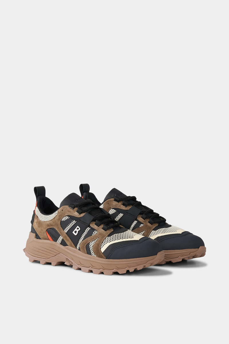 Cortina sneaker in Brown/black/off-white 4