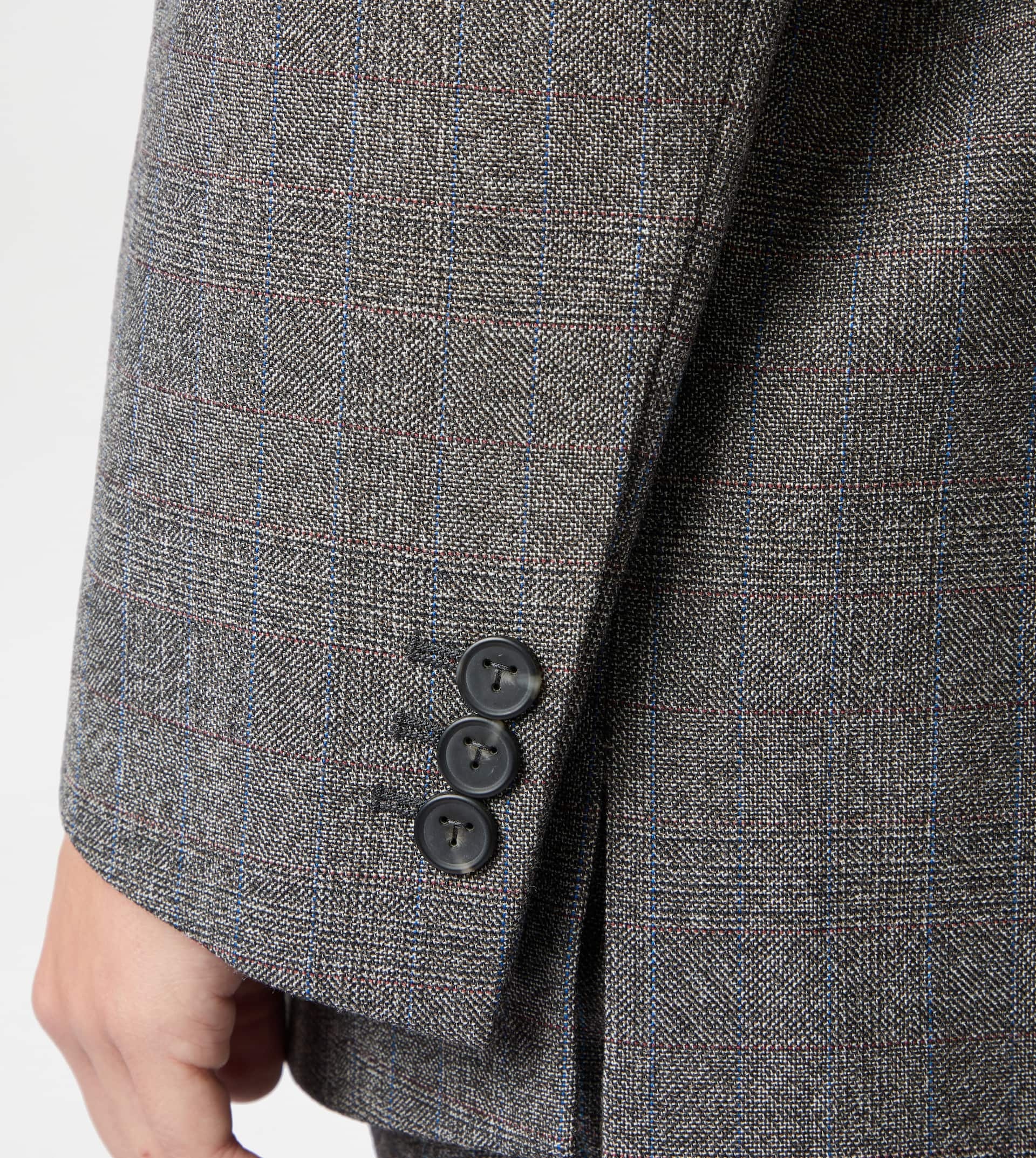 JACKET IN WOOL - BLACK - 5
