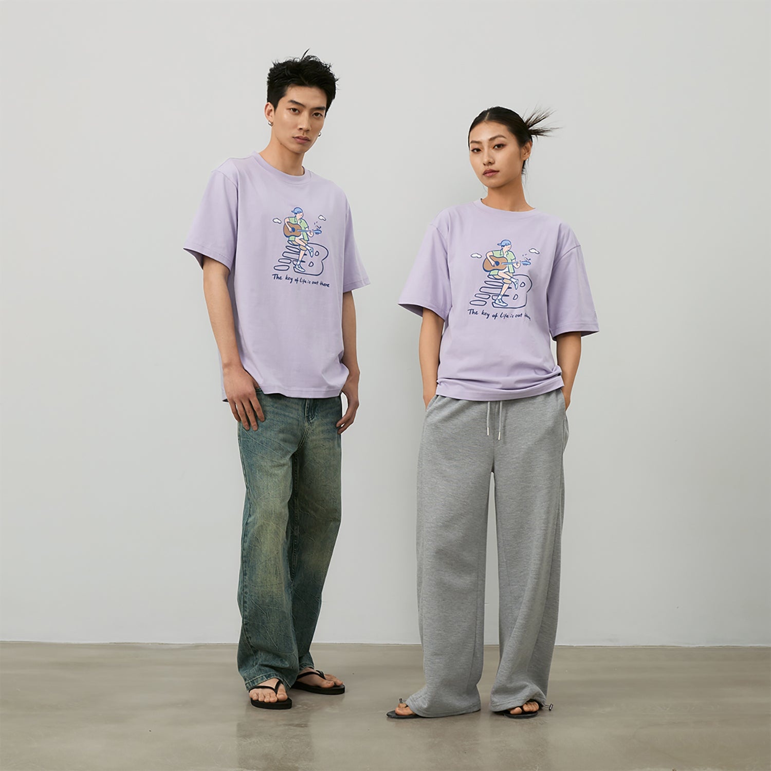 New Balance x PK Guitar Graphic T-Shirt 'Light Purple' NEE26021-DV - 9