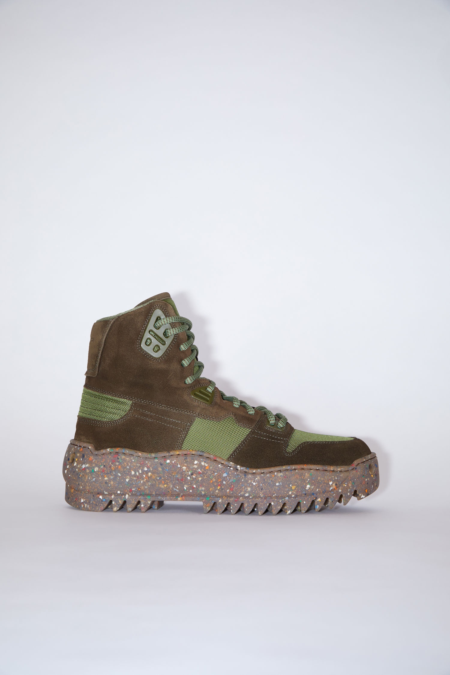Nylon ankle boots - Multi green - 1