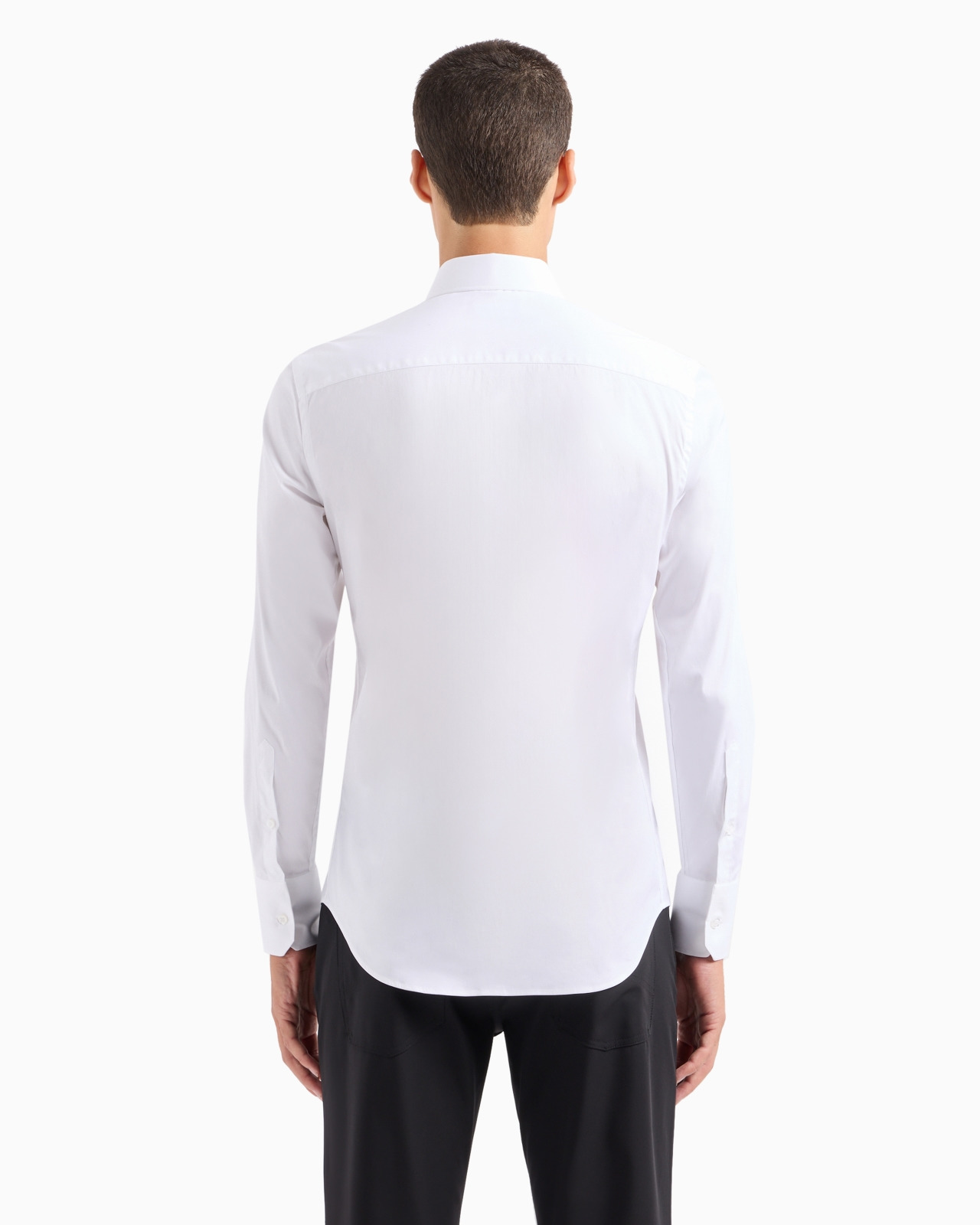 STRETCH COTTON POPLIN SHIRT - 3