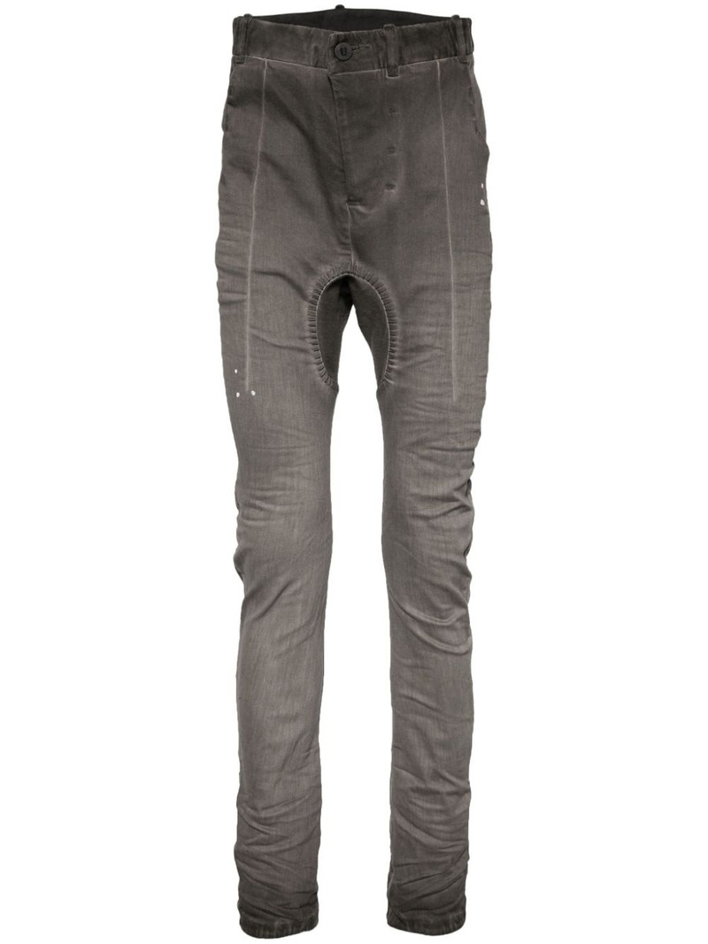 drop-crotch skinny trousers 1