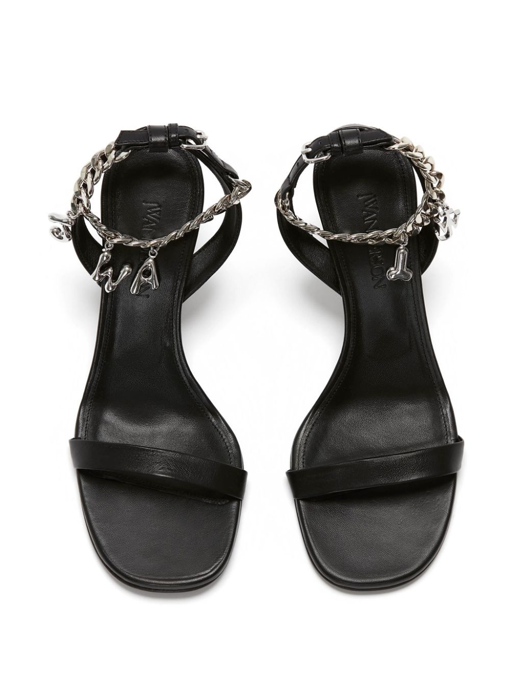 Charms 80mm leather sandals - 4