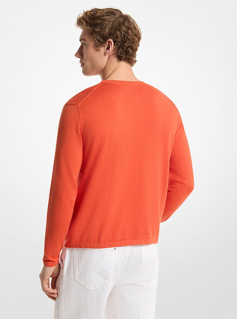 MICHAEL KORS Cotton Jersey Sweater outlook
