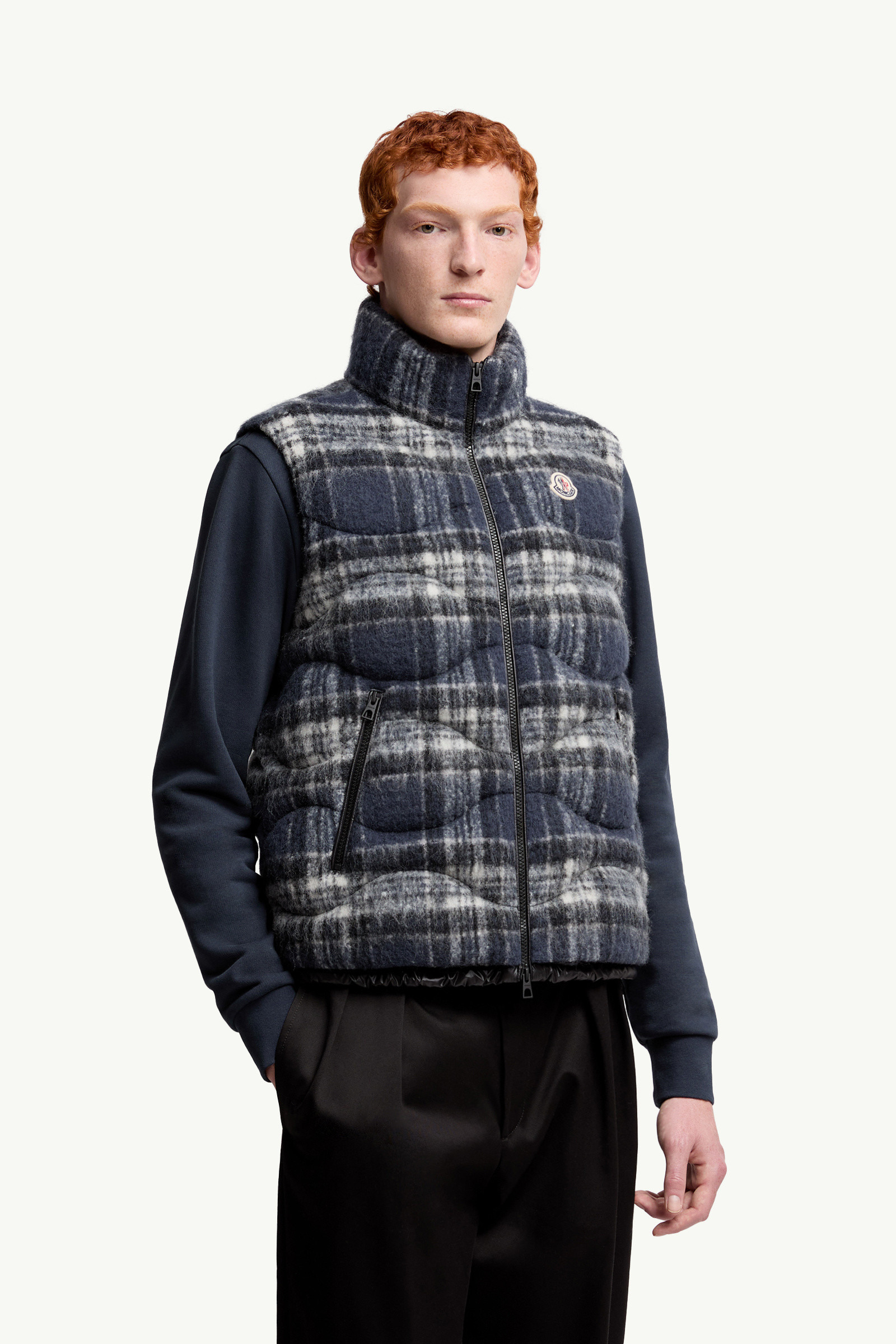 Sfakia Geometric-Quilted Wool Down Vest - 3