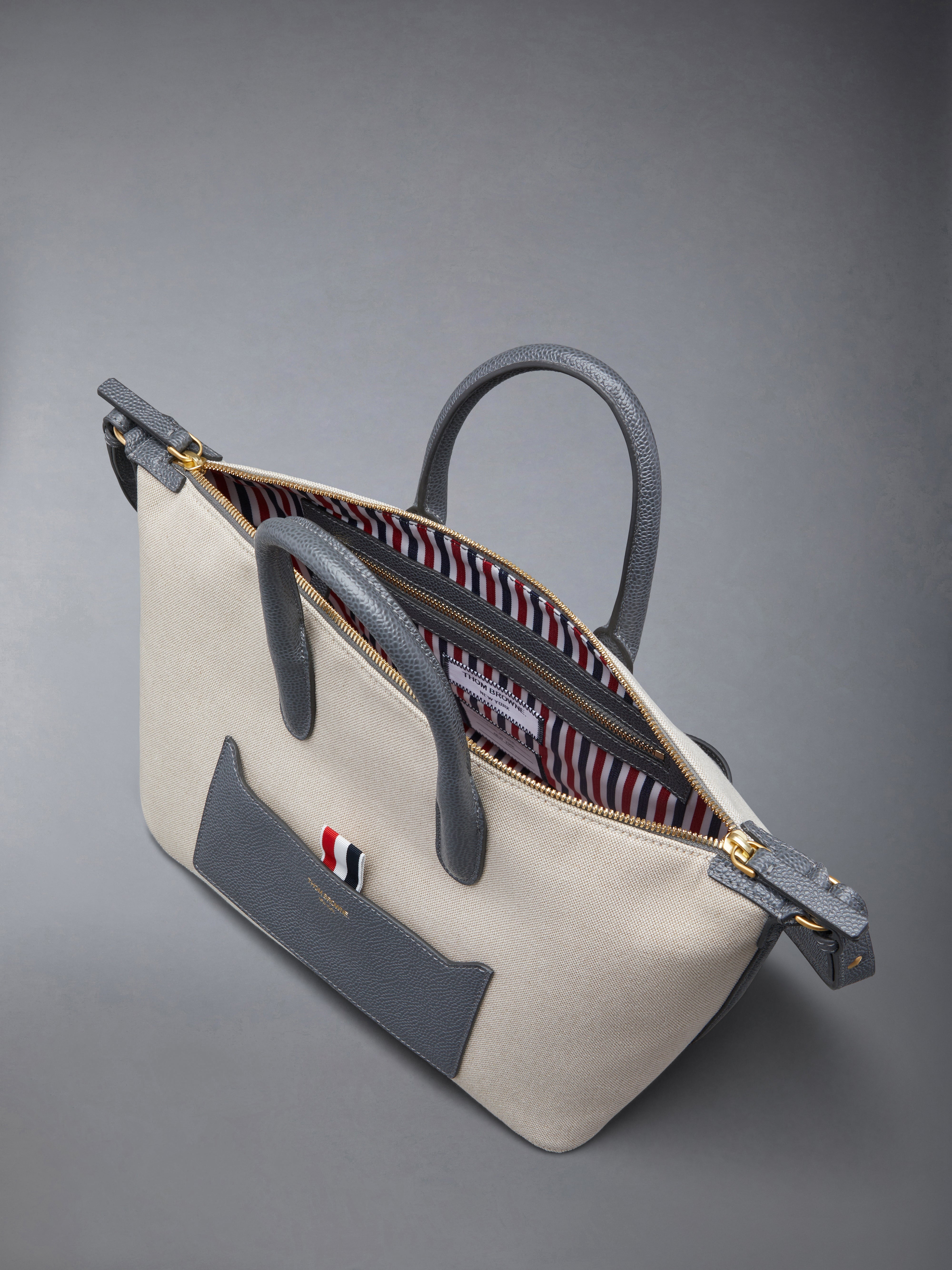 grosgrain-loop tote bag - 5