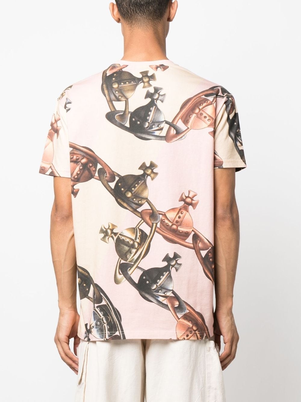 graphic-print short-sleeved cotton T-shirt - 4