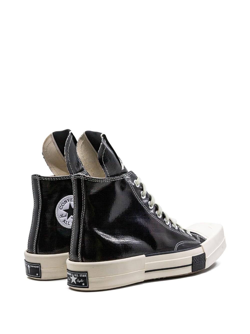 X Rick Owens DRKSHDW Tubodrk Chuck Taylor high-top sneakers - 3