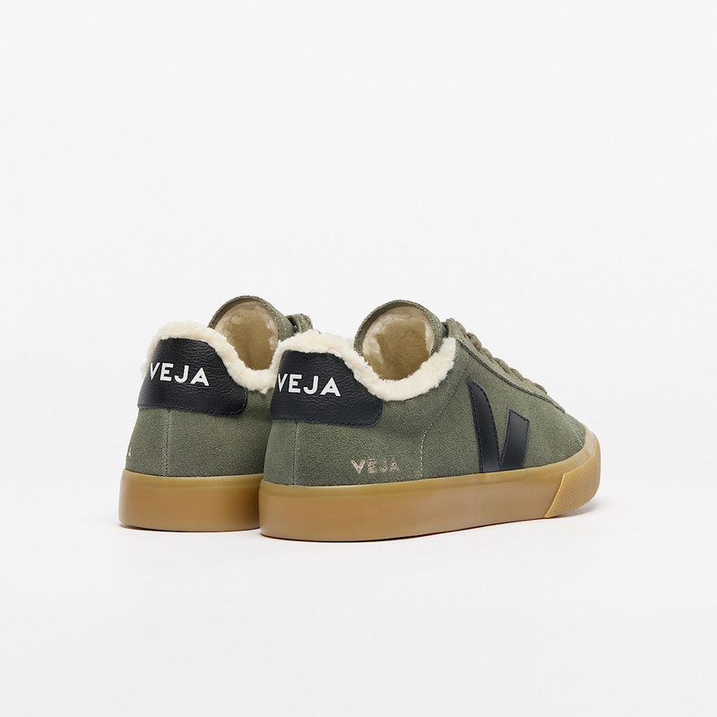 CAMPO FURED SUEDE MUD BLACK NATURAL 3