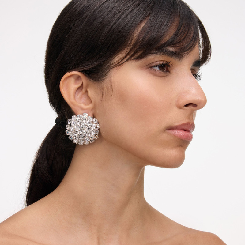 self-portrait Crystal Flower Earrings outlook