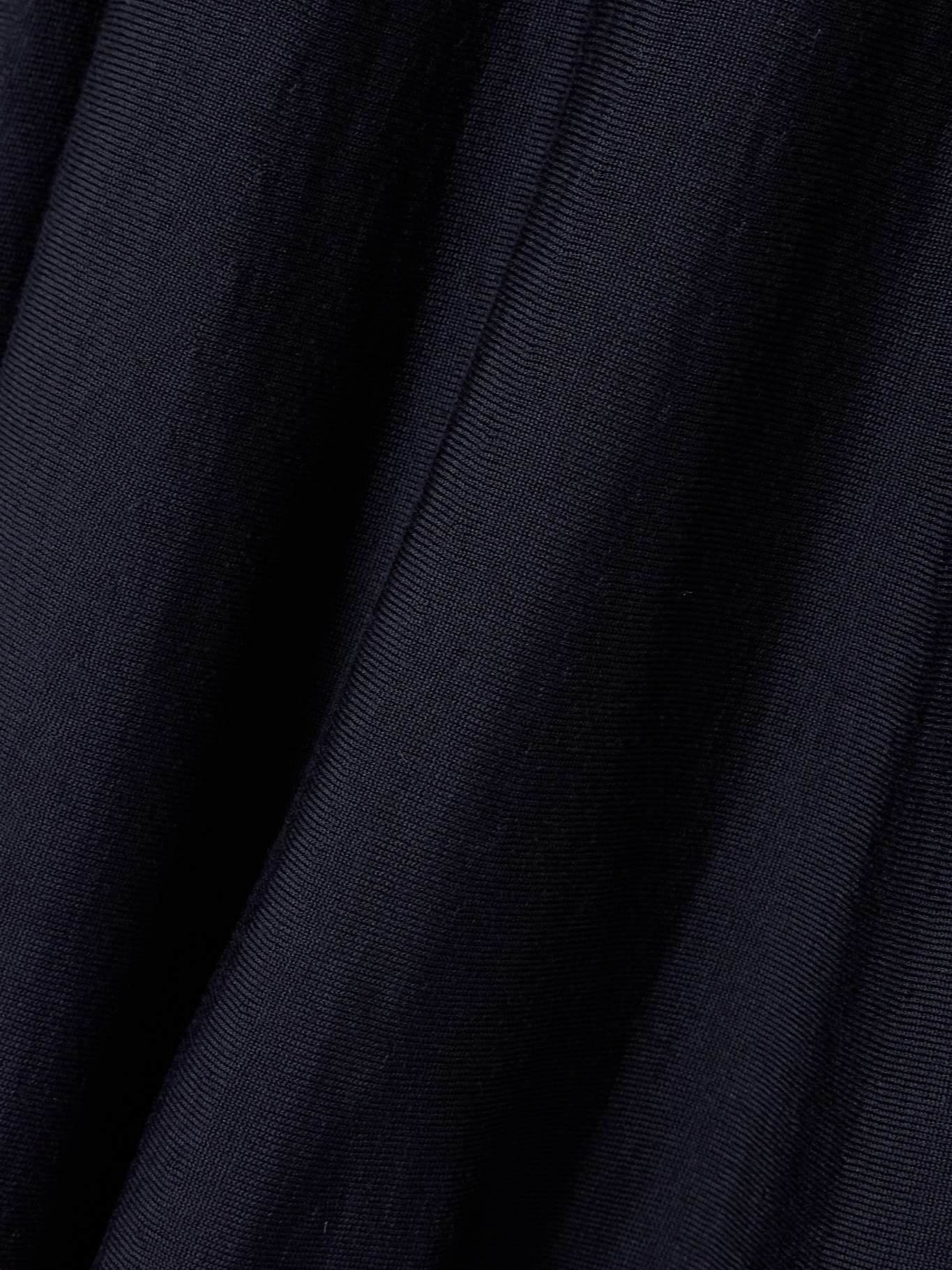 Mayu wool-blend midi skirt Midnight blue - 5