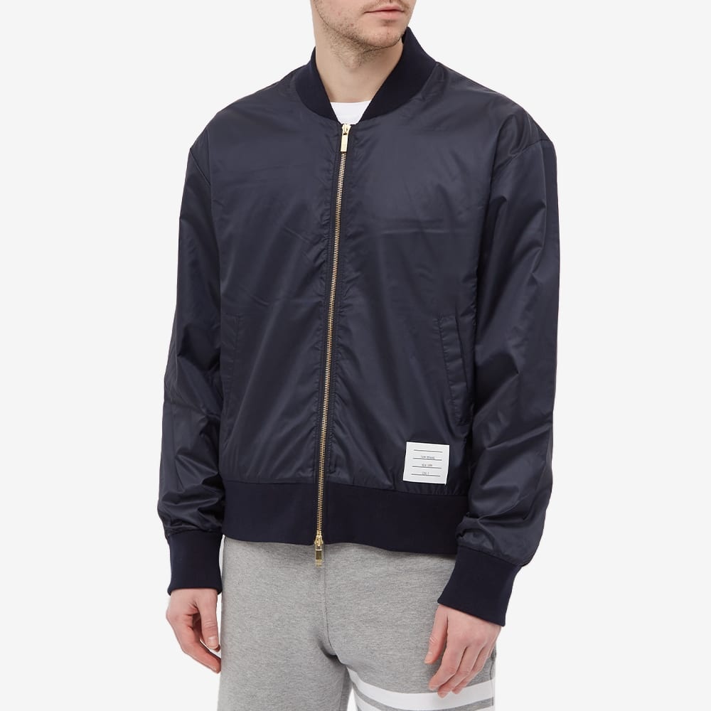 Thom Browne Tricolore Stripe Ripstop Bomber Jacket - 5