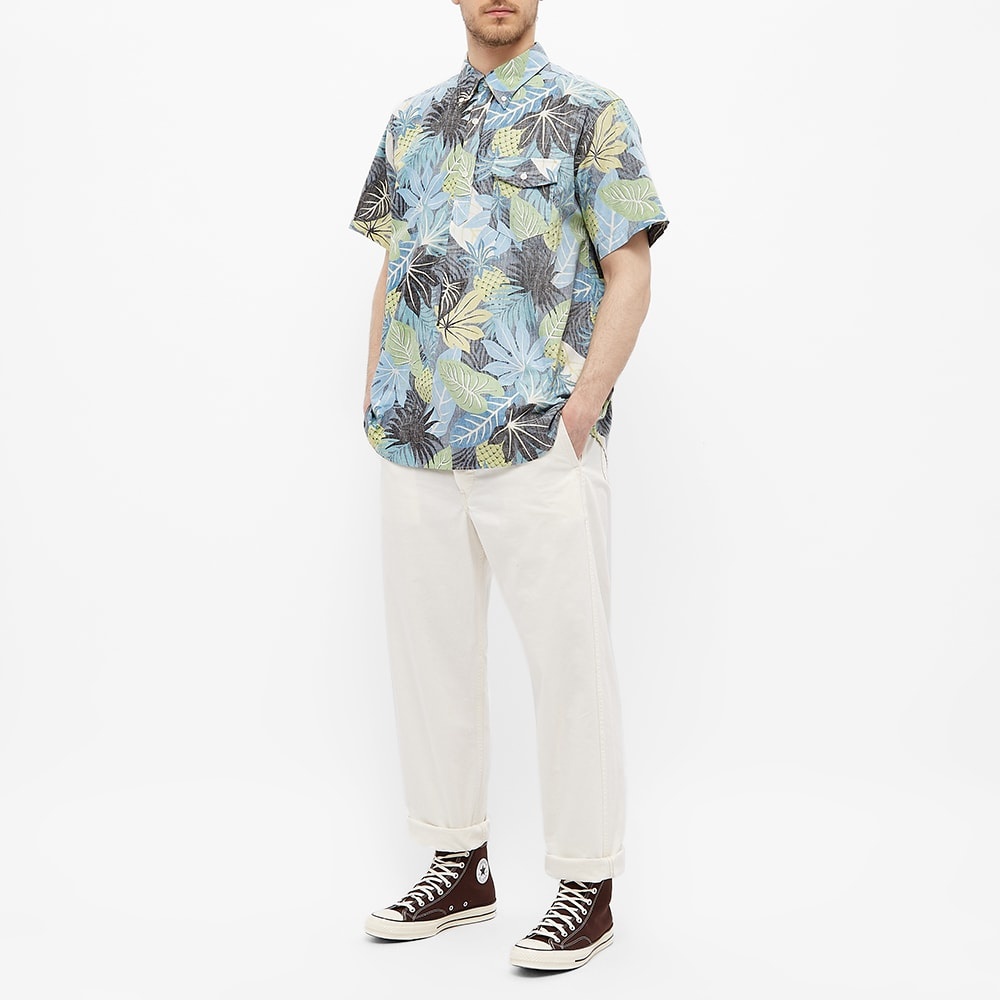 Engineered Garments Short Sleeve Hawaiian Popover Button Down Shirt - 6