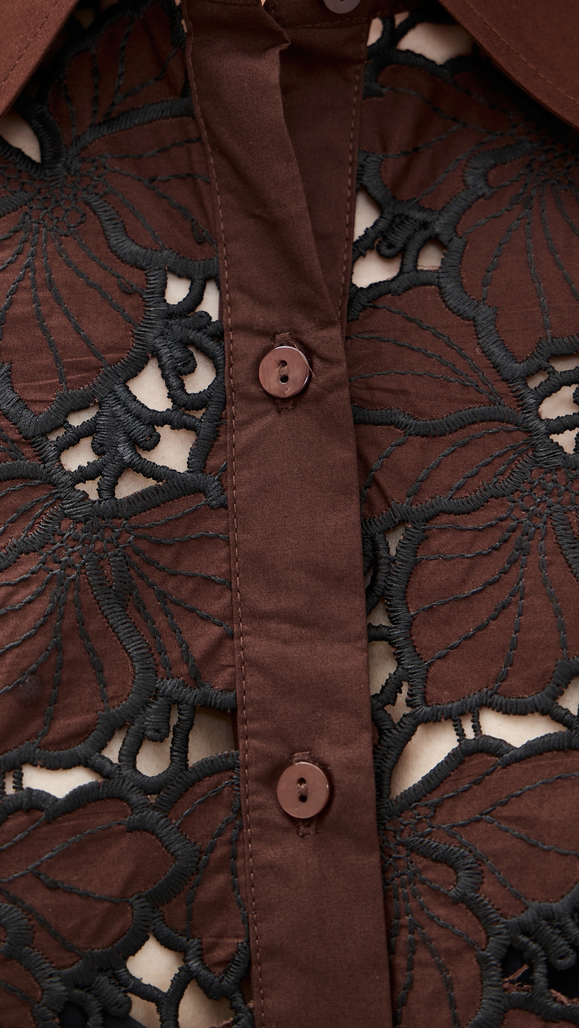 Seychelle Cropped Button Down - 5