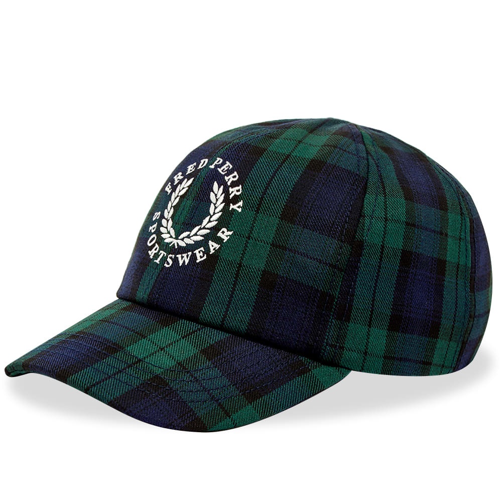 Fred Perry Authentic Black Watch Tartan Cap - 1