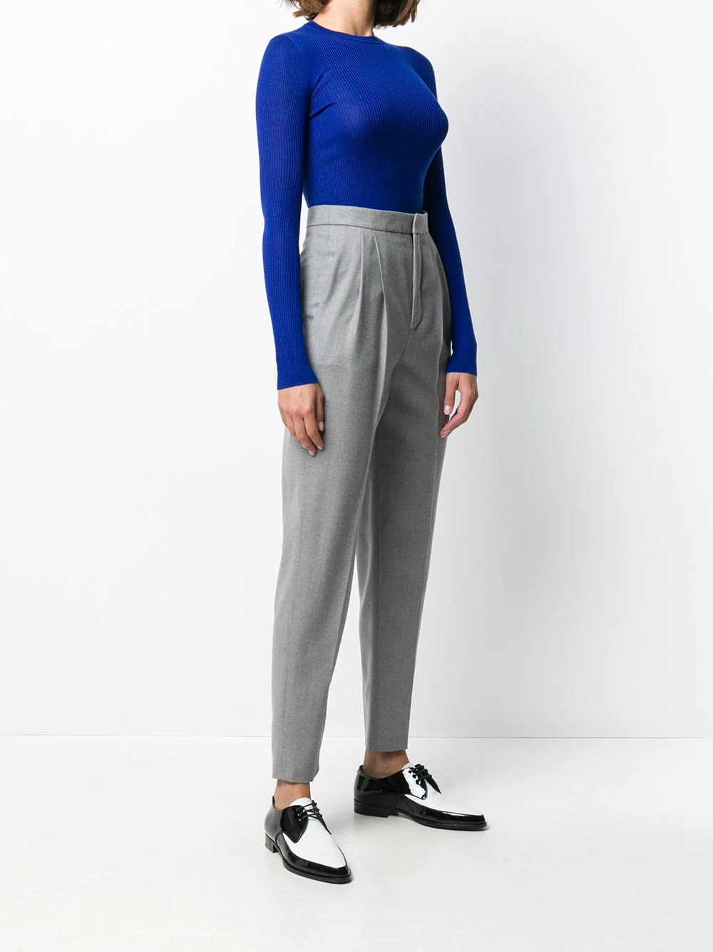 high-waist tailored trousers - 3