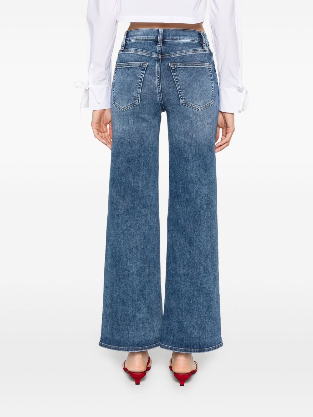 Le Slim Palazzo jeans - 4