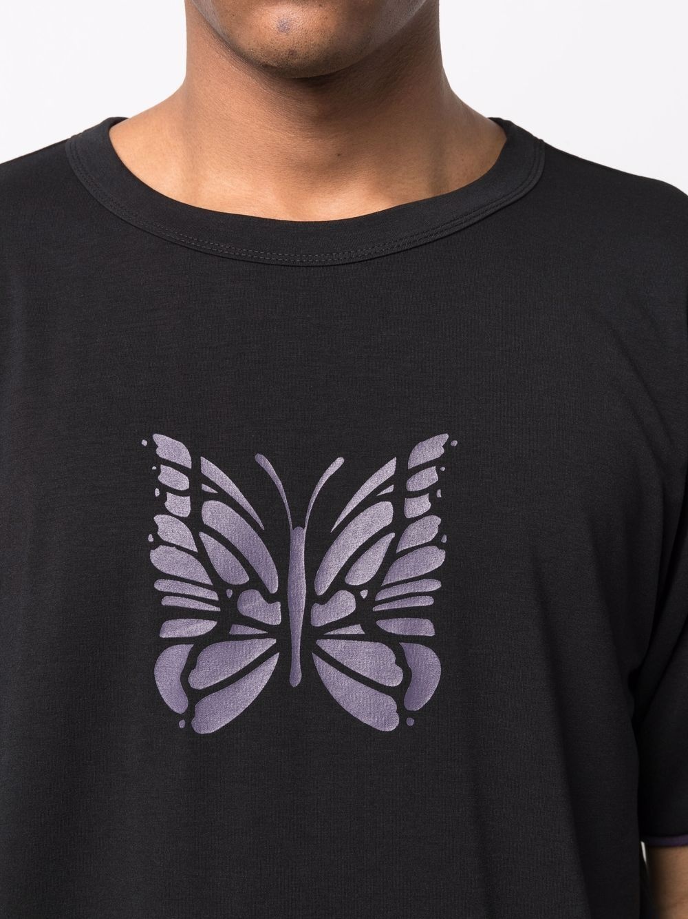 butterfly-print T-shirt - 5