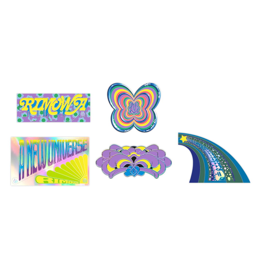 Stickers Set Iridescent Stickers Set - 2