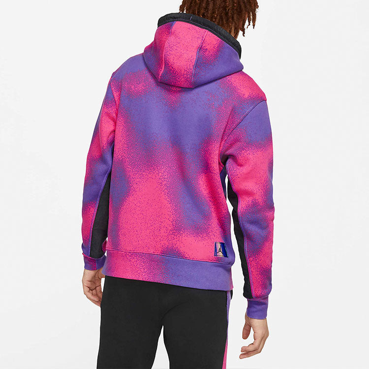 Air Jordan Printing Fleece Pullover Purple CK9650-510 - 4