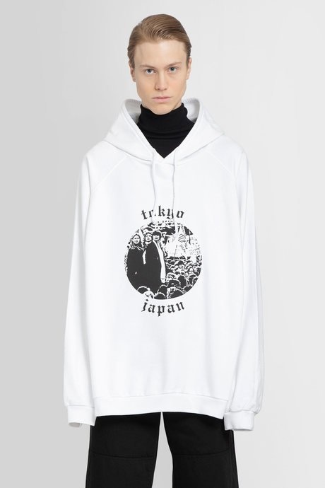 Raf Simons Raf simons men s white redux aw01 tokyo hoodie REVERSIBLE