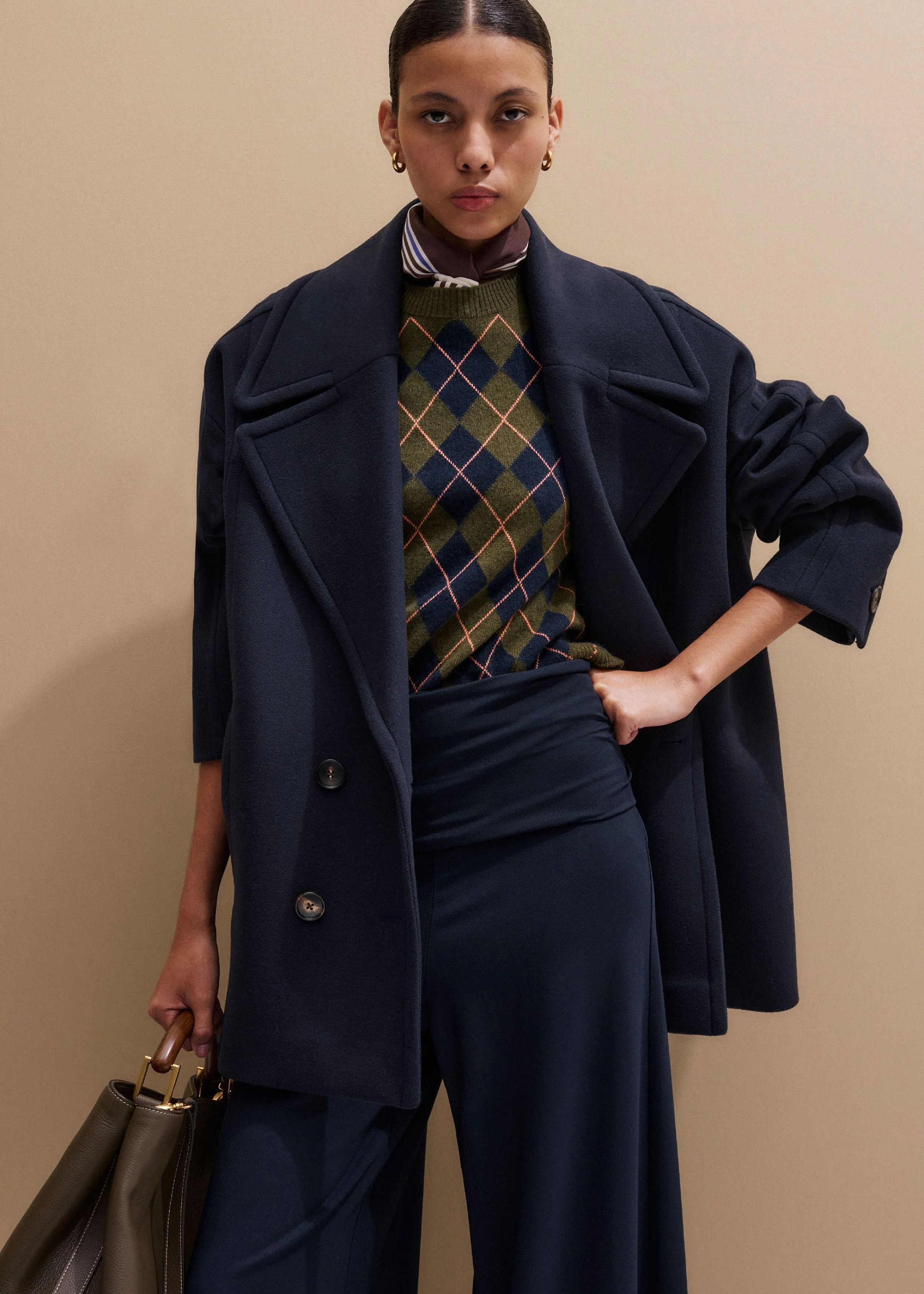 Cocoon Car Coat - 1