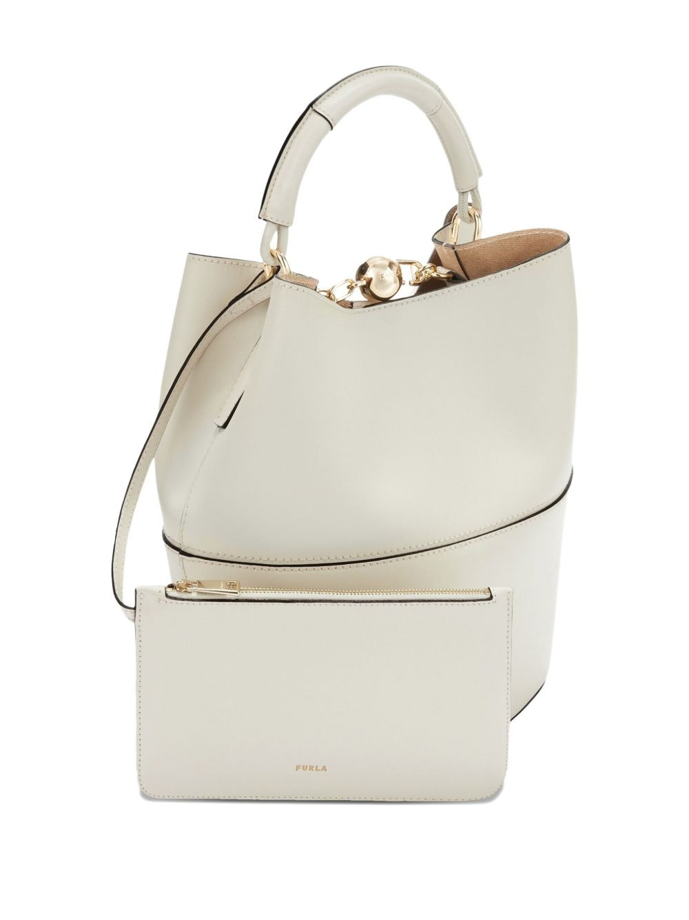 Sfera logo-buckle bucket bag - 3