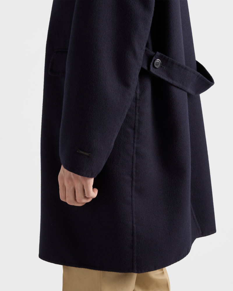 Single-breasted wool and silk coat 6
