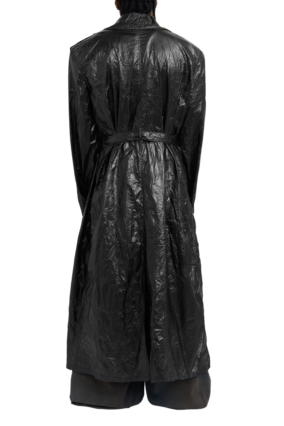 Lu'u Dan  Crumple Terror Trench Black - 2