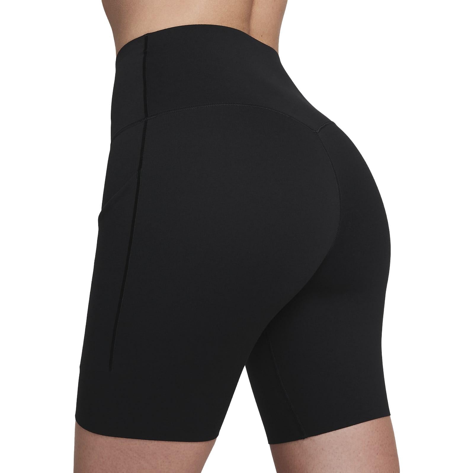 (WMNS) NIKE DRI-FIT UNIVERSA MEDIUM-SUPPORT SHORTS WITH POCKETS 'Black' DQ5995-010 - 2
