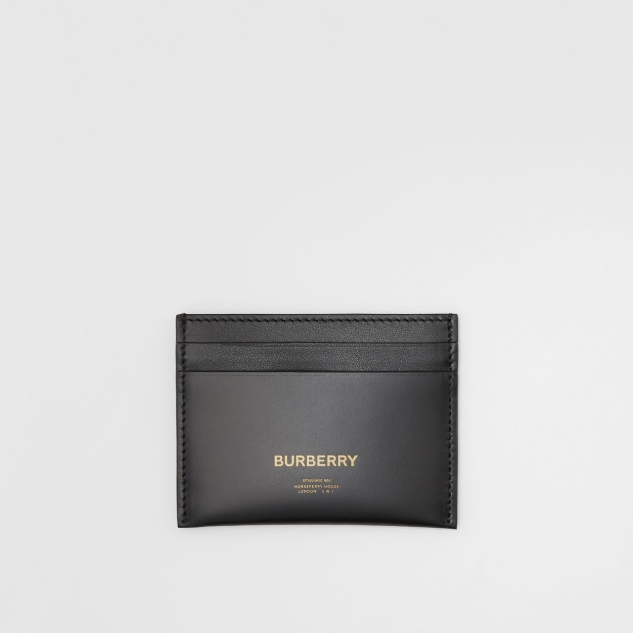 Horseferry Print Leather Card Case - 1