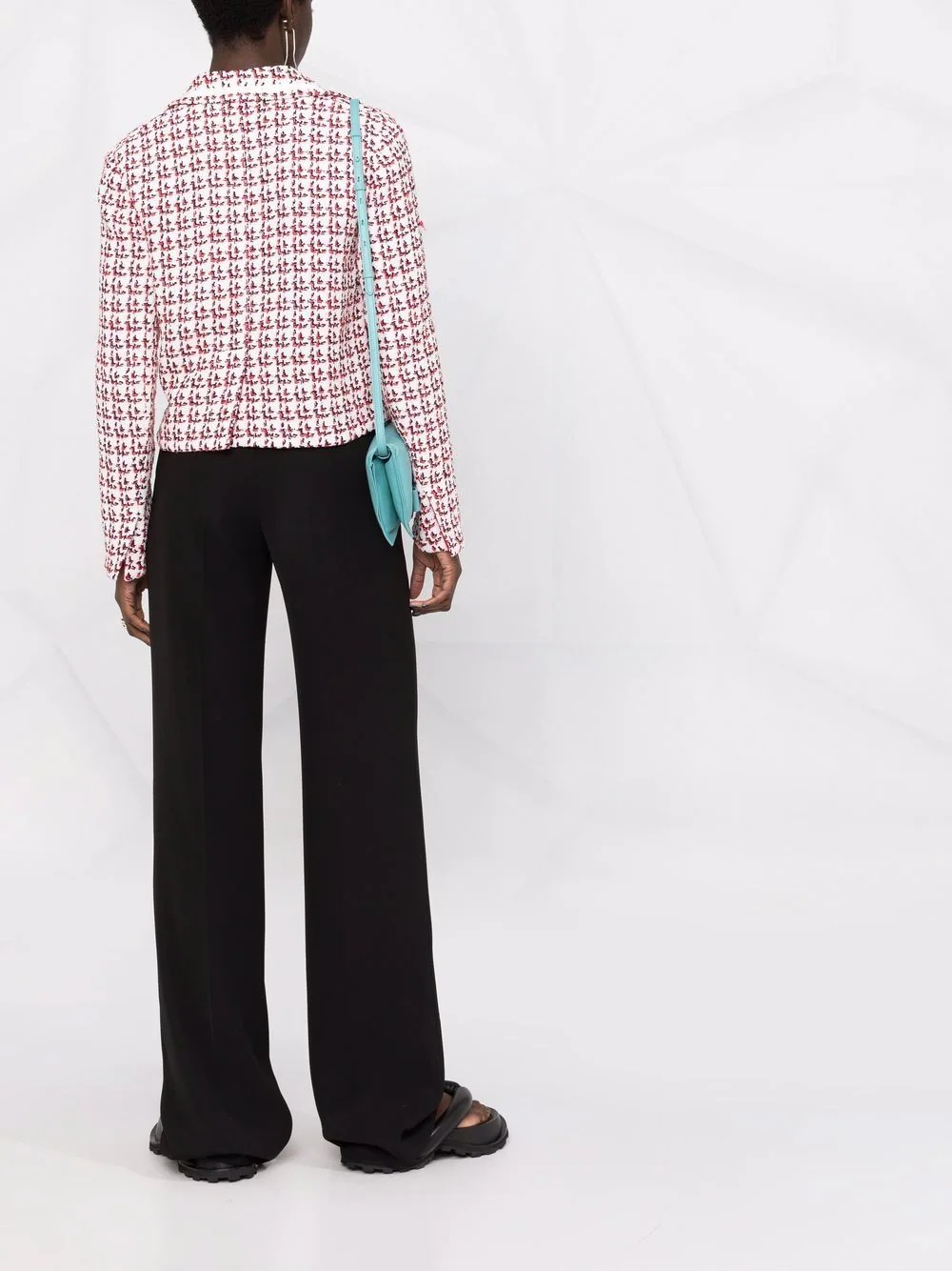 patterned boxy jacket - 4