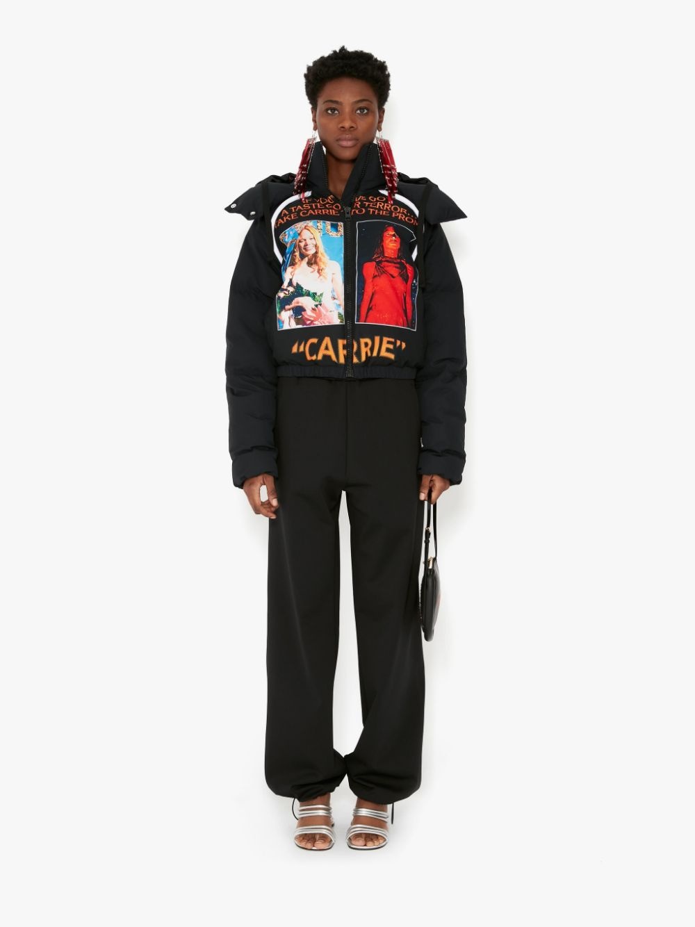 CARRIE - POSTER PRINT PUFFA JACKET - 2