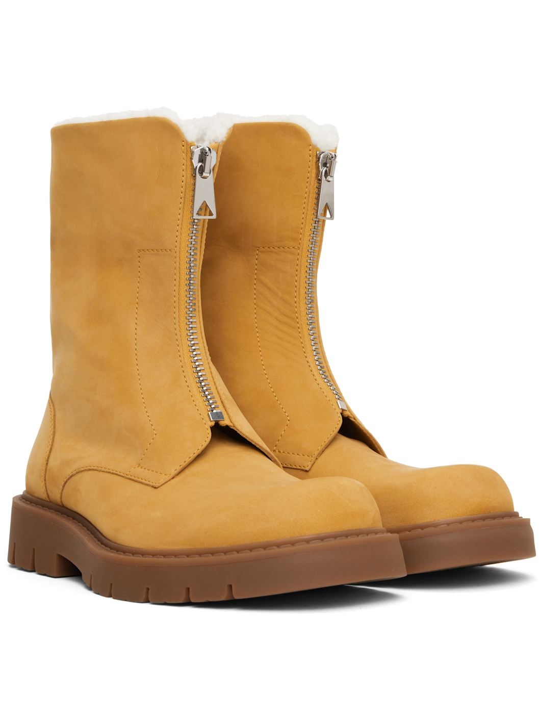 Beige Haddock Ankle Boots - 5
