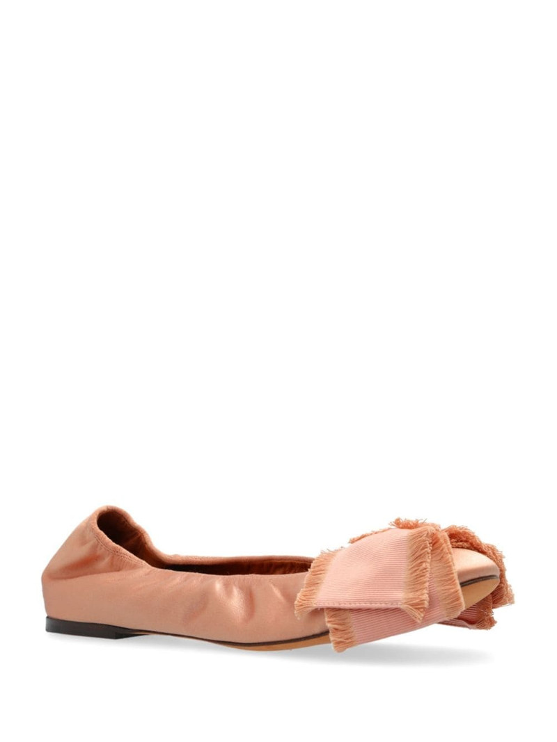 Lanvin bow-detail ballerina shoes outlook