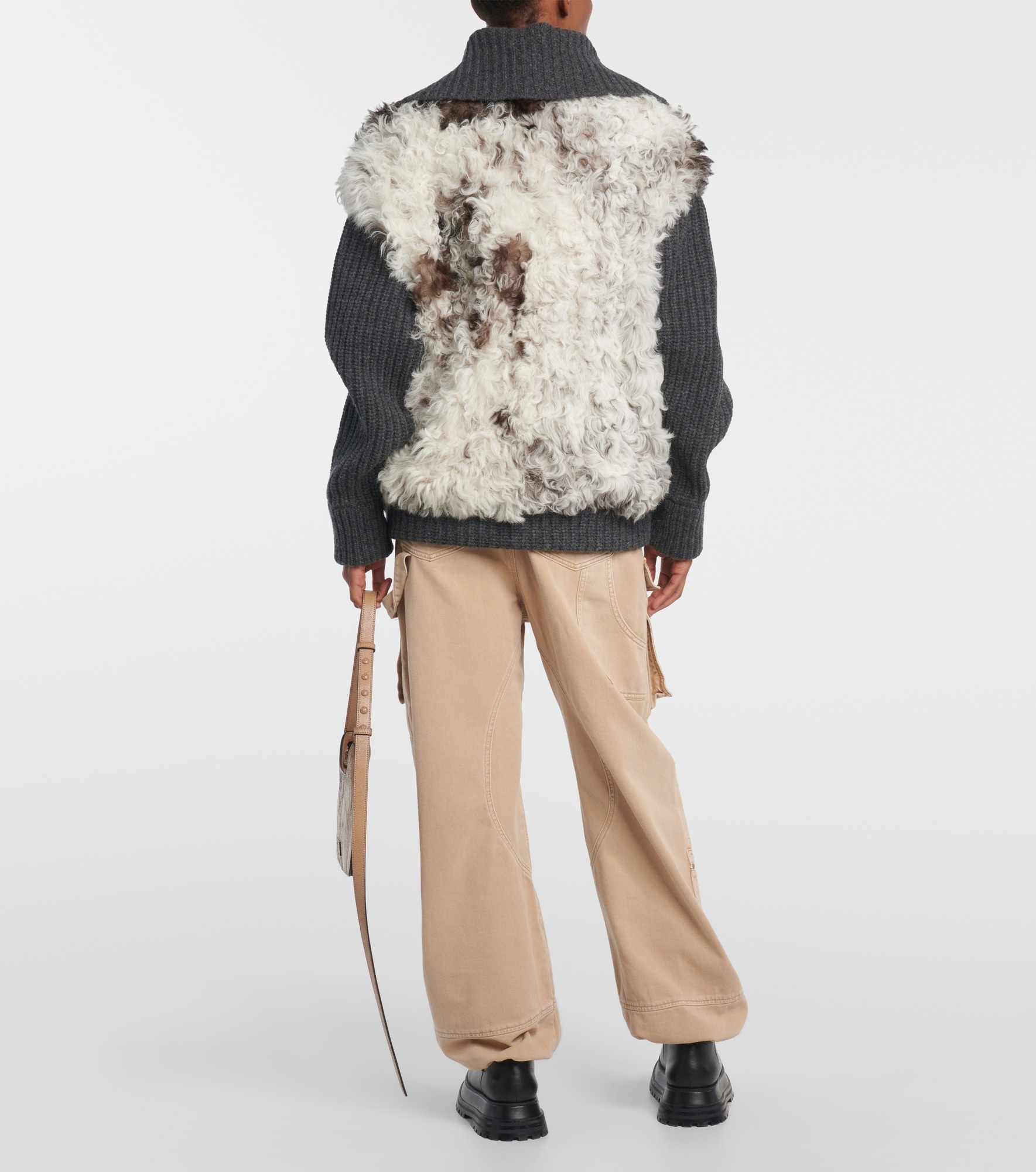 The Big Chill shearling and wool jacket - 3