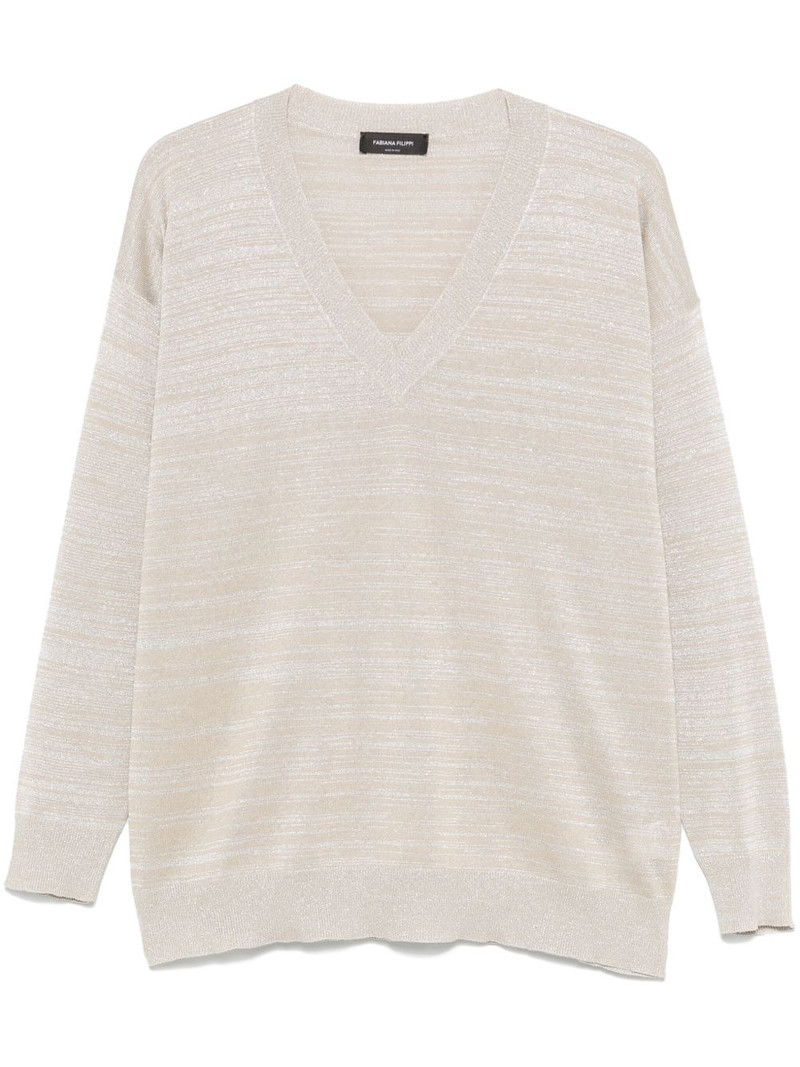 metallic-threading sweater 1